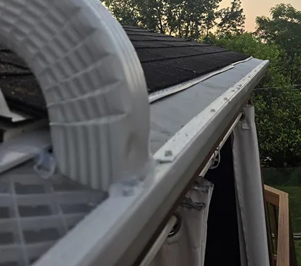 Gutter guards & downspout