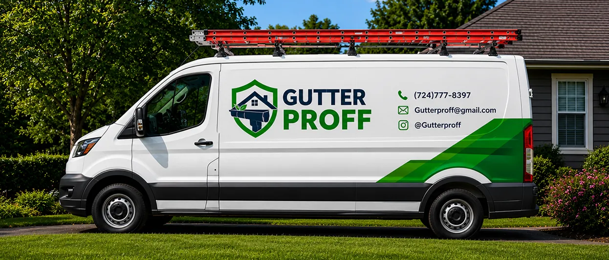 Gutter Proff service van